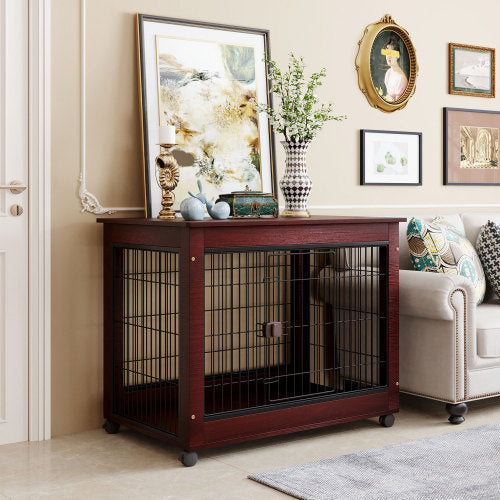 39¡± Length Furniture Style Pet Dog Crate Cage End Table